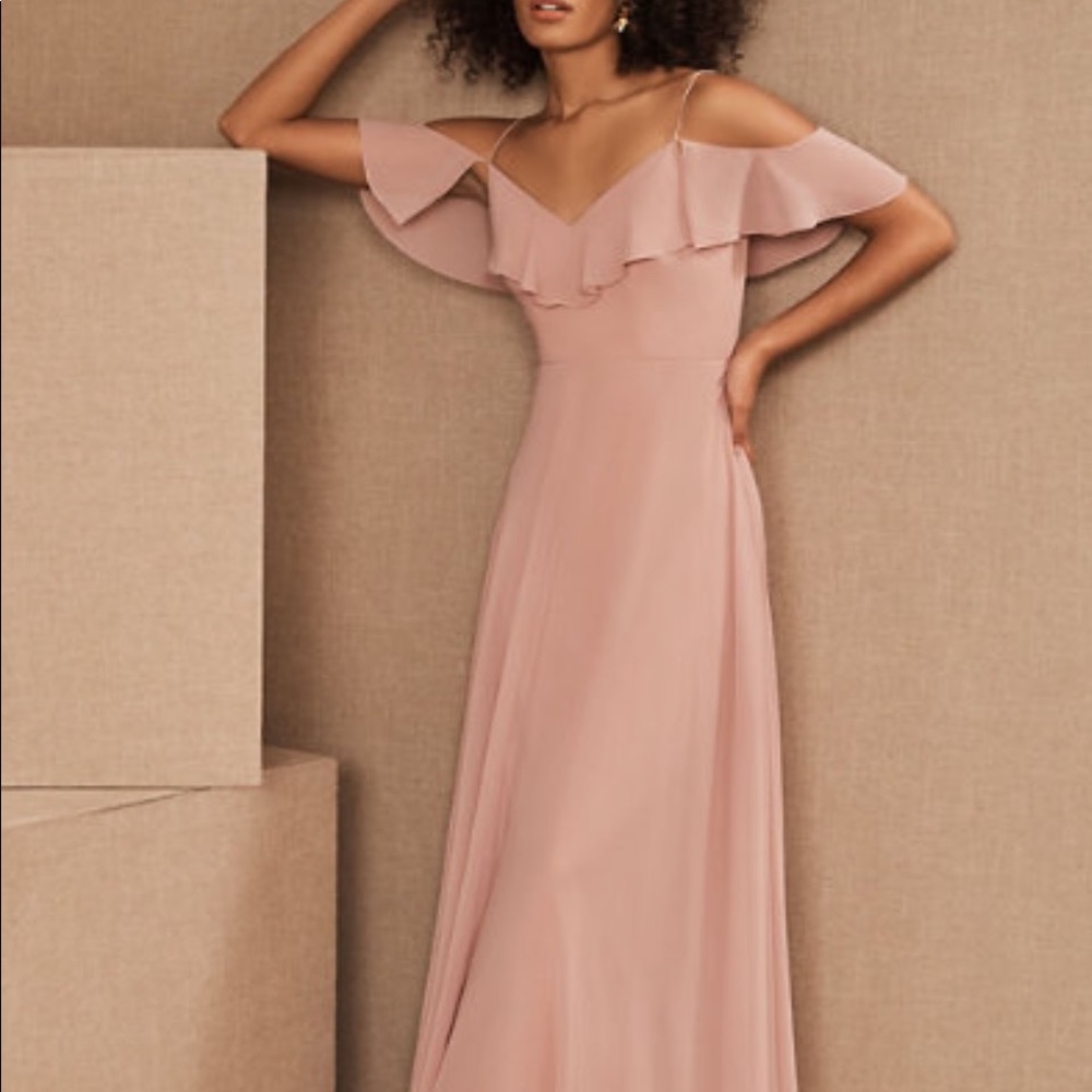 Jenny Yoo Convertible Mila Dress in Whipped Apricot